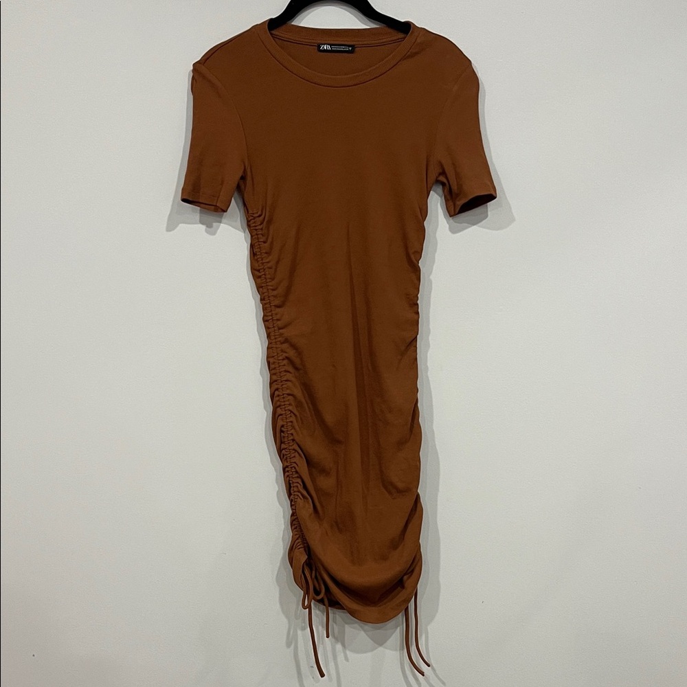 Zara Ribbed Bodycon Dress